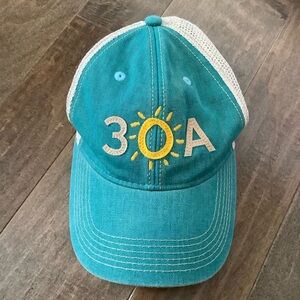 30 A Legacy Teal and White Mesh Cap